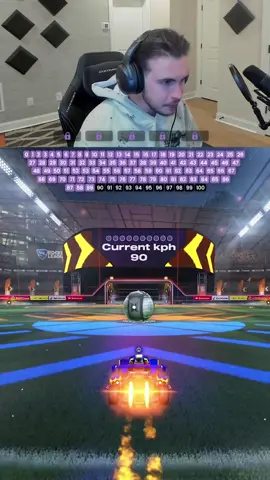 A post by @amustycow on TikTok caption: day 22 of racing @uuest  (west) to see who can hit every kph in a row #rocketleague 