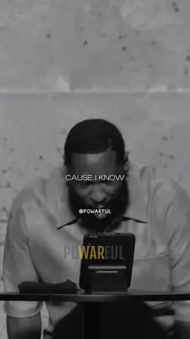 A post by @powarful on TikTok caption: Praising God in advance🧠🖤 #powarfulvids #pastormikejr 