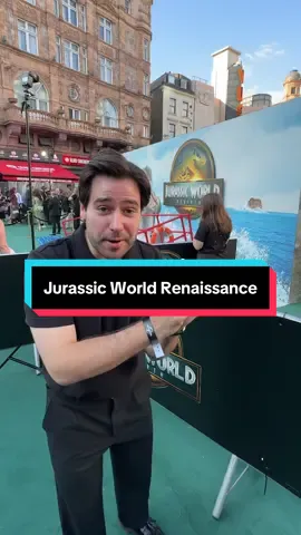 A post by @anttonracca on TikTok caption: J’ai eu la chance incroyable d’assister à l’avant première mondiale de Jurassic World Renaissance à Londres, merci @universalfr c’était fou ! #JurassicWorldRenaissance Le 4 Juillet au cinéma @@UniversalFR INVITATION