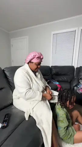 A post by @neshtreats821 on TikTok caption: Hair day vlog ❤️ I miss these vlogs ! Would you let your son grow his hair out? 
