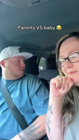 A post by @allieandnoah on TikTok caption: Parents??? 😂😂 #allieandnoah #marriage #comedyvidoes #husbandwifecomedy #pranks #firsttimeparents 