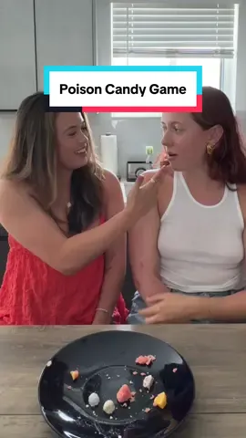 A post by @raelyn_cs on TikTok caption: Poison Candy Game with @Fruit Riot  @Cait Kearney  . . . . . . . . #poisoncandy #couples #relationship #datenight