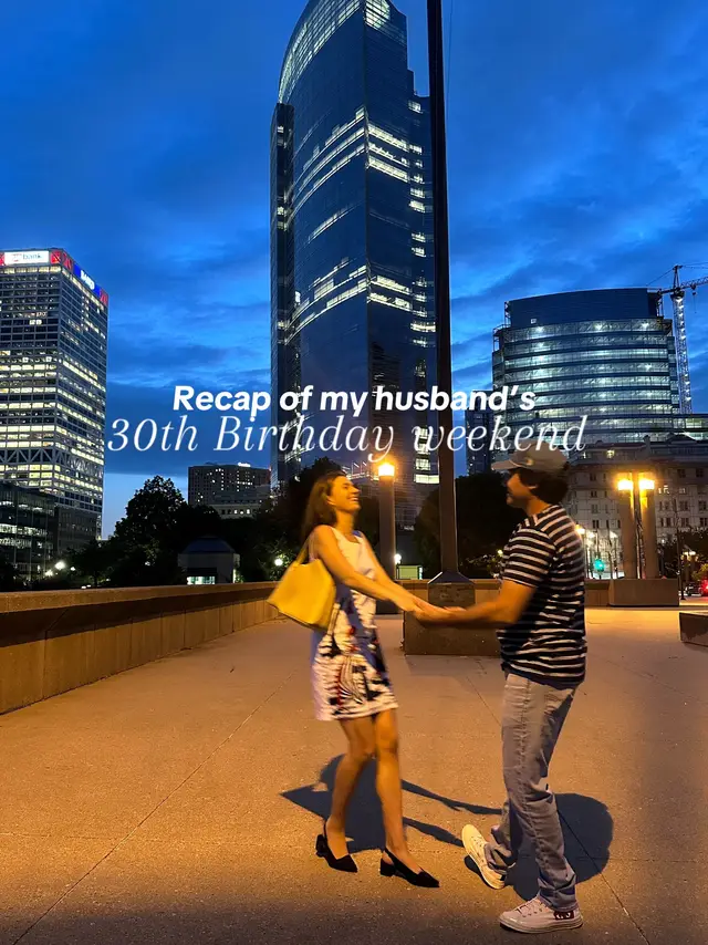 A post by @paigeyllizabeth on TikTok caption: A weekend to remember— Happy 30th to the loml 