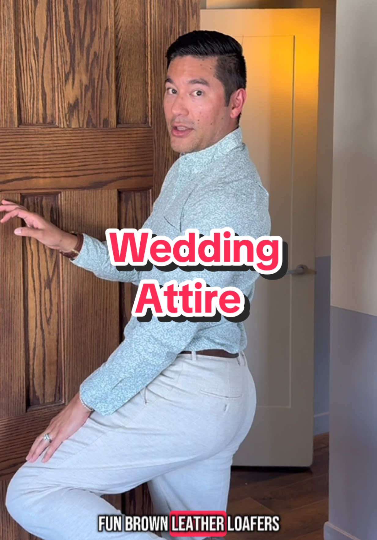 A post by @athomewithbryan on TikTok caption: It’s been a bit since Chris and I attended a wedding and last night’s event was so special. Family and friends from across the country came out to honor and celebrate two amazing people. Congrats Emily and Mateo, we wish you a lifetime of love and happiness. #grwm #outfitcheck #wedding #weddingoutfit #mensfashion #losangeles #dadsoftiktok #FamilyFirst #athomewithbryan 