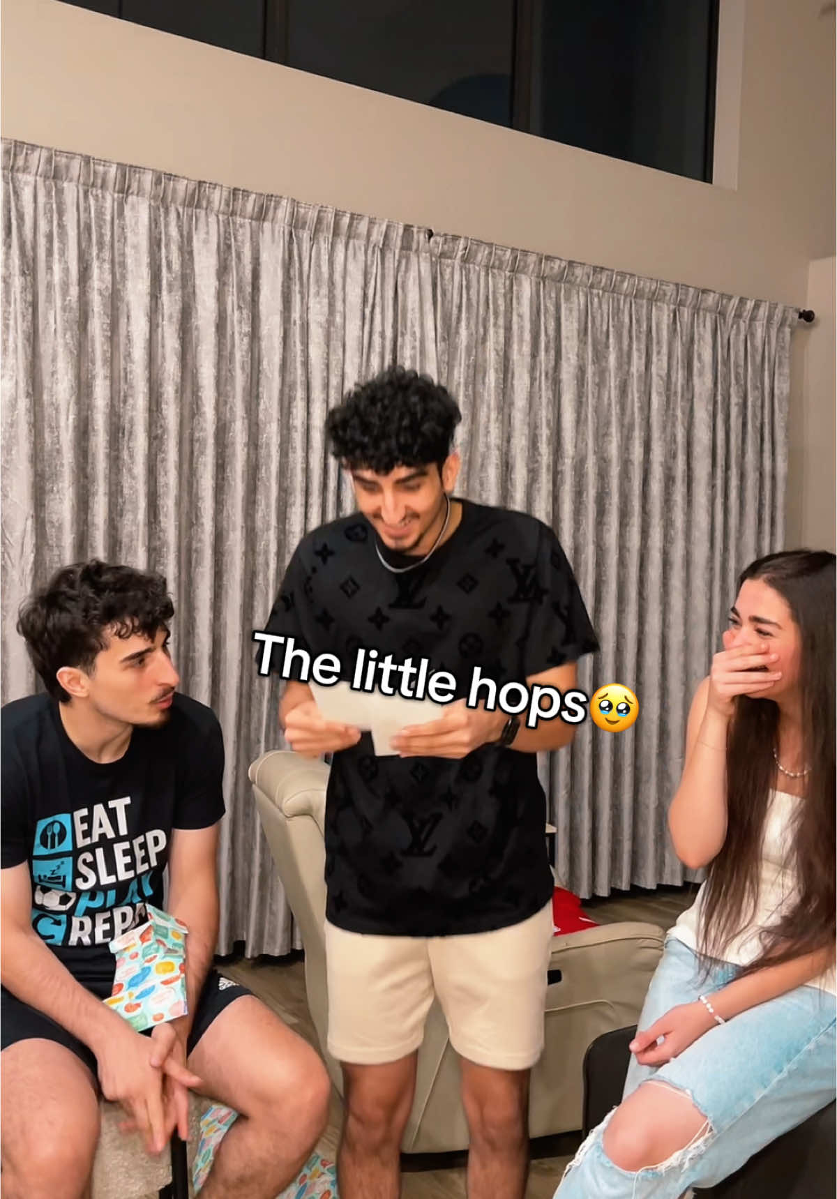 A post by @lala_sadii on TikTok caption: Watching this video makes me cry🥹 all I ever want are my brothers happiness🥹🩵 