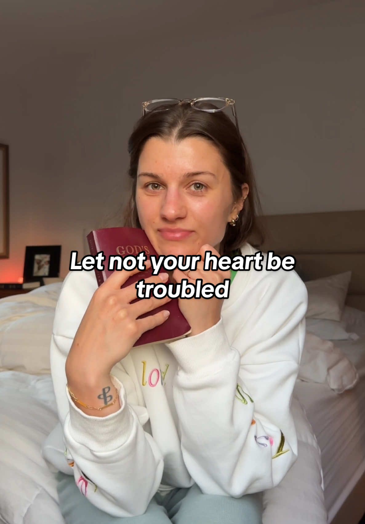 A post by @paigeyllizabeth on TikTok caption: With everything happening in the world, it’s easy to worry but take heart, Jesus has overcome & He is in full control. Be aware of what’s going on, stay in prayer and in your word and most of all.. TRUST in Jesus. Trust that He has it all under control. It is written. #Matthew24 #Psalm91 #revelations  Now is the time to get right with Jesus.. NOW. I cannot stress this enough.  Matthew 24:14. It states, "And this gospel of the kingdom will be proclaimed throughout the whole world as a testimony to all nations, and then the end will come.".