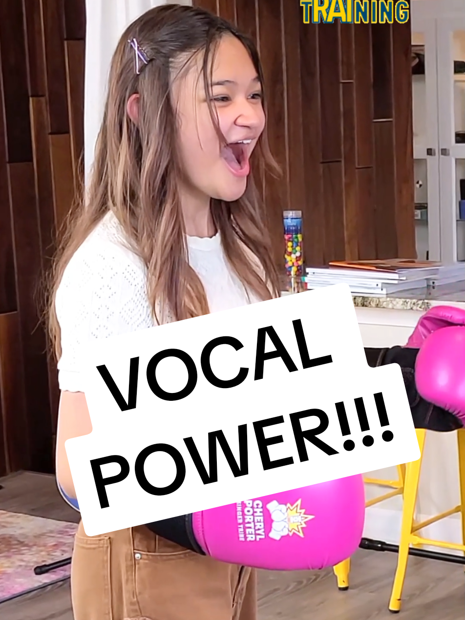 A post by @cherylporterdiva on TikTok caption: It was always my dream to coach @angelicahale 😭 #vocalexercise #trainingday #cherylportervocalcoach 