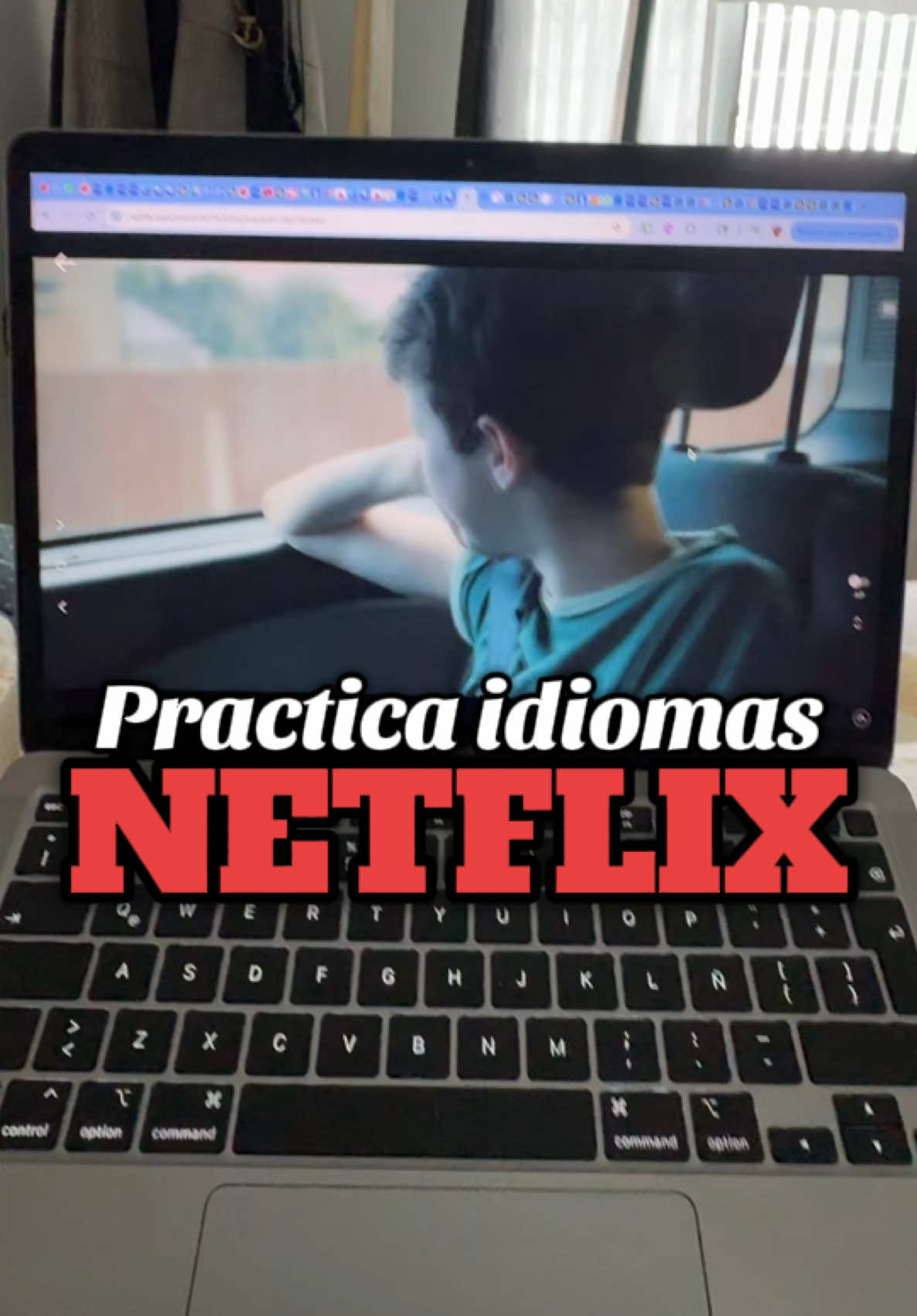 A post by @salmachavana on TikTok caption: Practicar idiomas con Netflix es gratis! #idiomas #aprenderingles #languages #comoaprenderidiomasconnetflix #aprenderidiomas 