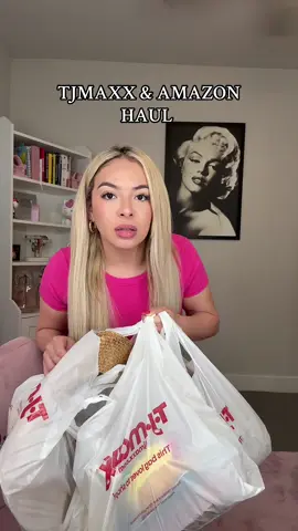 A post by @michellepaaz on TikTok caption: TJMAXX AND AMAZON HAUL🎀✨ #fyp #shoppinghaul #shop #tjmaxx #foryoupage @TJ Maxx  Instagram- michellepaaz Snapchat- michelleepaz 