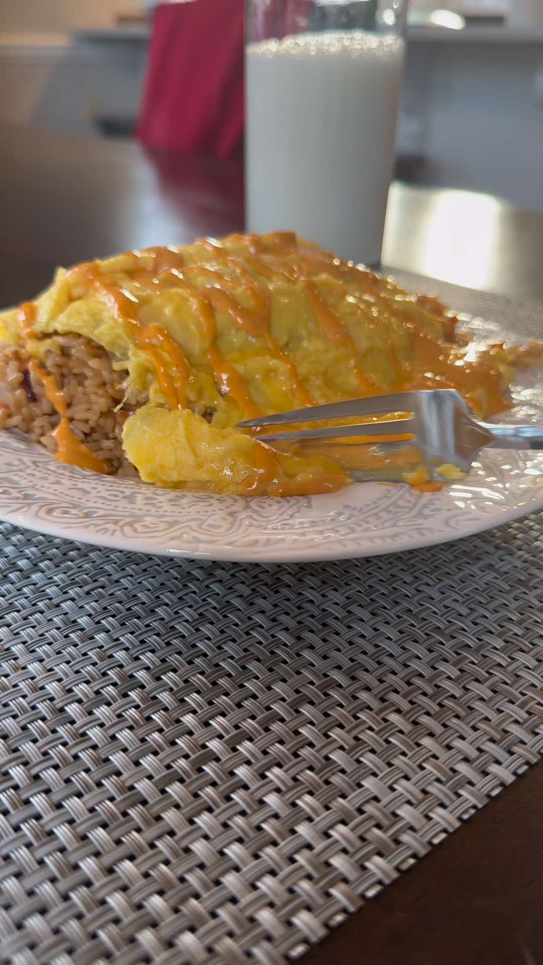 A post by @jibzcos on TikTok caption: This vid is actually pretty old and before I got better tools, I’ve improved a LOT XD but I did edit it all nice and it’s been sitting in my drafts so #CapCut #omuricefail #omurice 