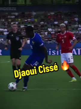 A post by @equipedefrance on TikTok caption: Djaoui Cissé is on 🔥 #Sportstiktok #EquipeDeFrance #football #Cissé #U21Euro #Espoirs 