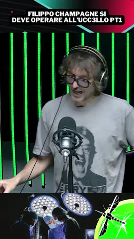 A post by @lazanzaraofficial on TikTok caption: A La Zanzara, Filippo Champagne e la paura della circoncisione PT1 #cruciani #radio24 #lazanzara