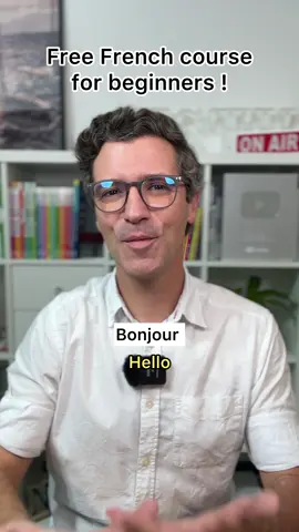 A post by @frenchschooltv on TikTok caption: Free French course for beginners! Starting 30th of June 🤩 Go to our YouTube channel, French School TV subscribe and activate the notification !  You will find the link to the private telegram group in the description of every video  ✅