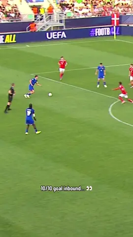 A post by @uefaeuro on TikTok caption: Merlin magic 😮‍💨🪄 #U21EURO #DenmarkvsFrance 