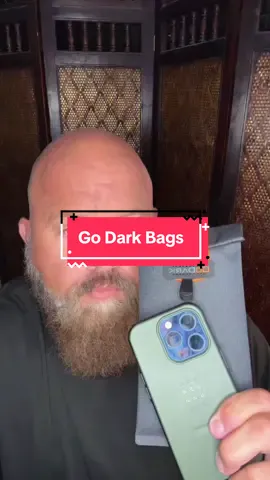 A post by @purepower34 on TikTok caption: Go Dark bags help block the energy coming off your phone and make your private. 