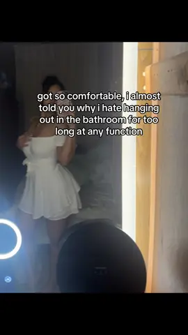 A post by @hopelaraeb on TikTok caption: most girls love the bathroom breaks but i just can’t get w it. 🥺