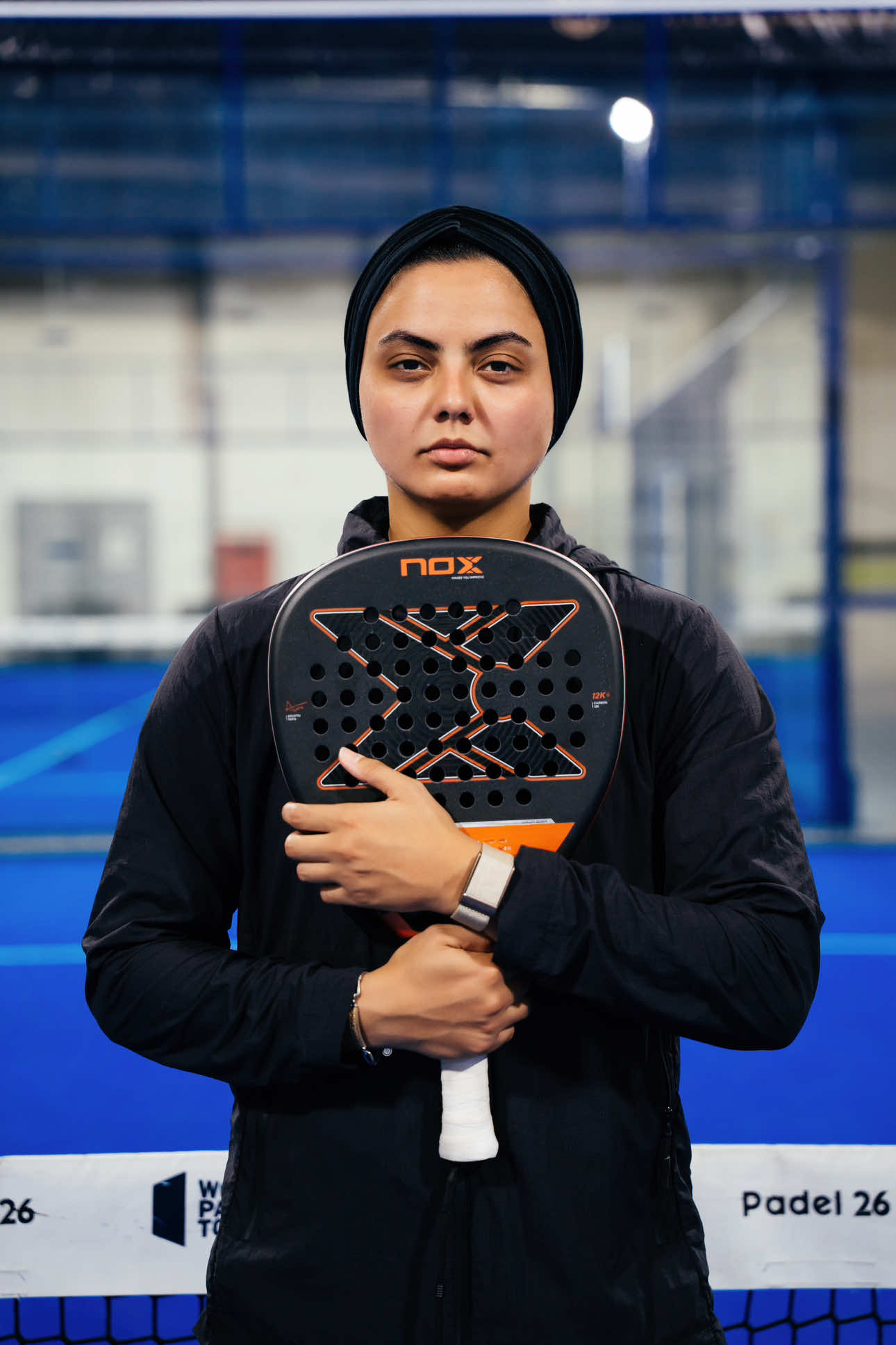 A post by @maielbana1 on TikTok caption: A new force on the court powered by precision, passion, and purpose. We're proud to welcome Mai Elbana (@maielbanal) to the NOX family as she takes her game to the next level. قوة جديدة على أرض الملعب مدفوعة بالدقة، والشغف، والهدف. نفخر بانضمام مي البنا إلى عائلة NOX، وهي ترتقي بلعبتها إلى المستوى التالي،