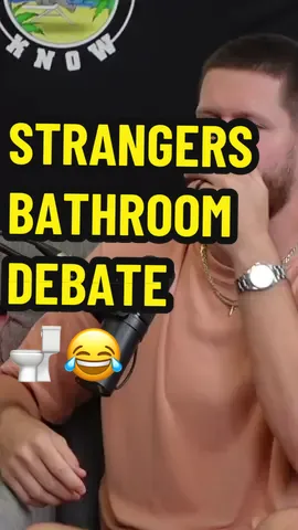 A post by @thepsh8 on TikTok caption: Is it okay to use a strangers bathroom?!🚽😂