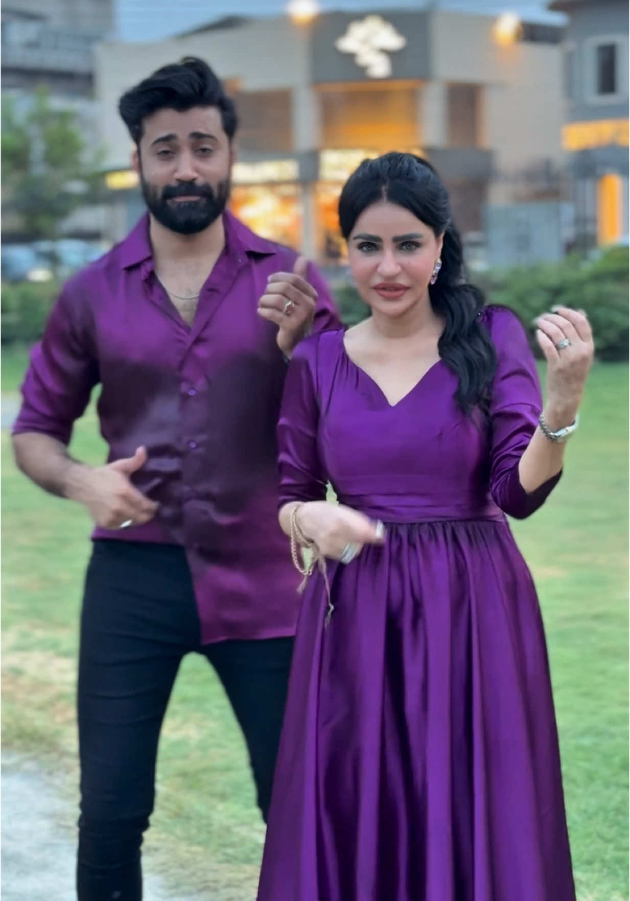 A post by @dollyofficiall on TikTok caption: This trend 😎 #dolly #foryou @Zain Baloch 