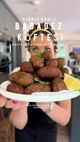 A post by @melizcooks on TikTok caption: AD Ok, let me show you how I make my family’s version of these infamously inimitable fried grated potato and mince Cypriot meatballs with some of my favourite @karacaunitedkingdom  *Karaca Ceramica Steel 3Ply Stainless Steel 7-Piece Induction Non-Stick Cookware Set, Silver * Karaca Mastermaid Chef Pro Zero Side Tech Stand Mixer, 5L, 1500W, Soft Cream * Karaca Dara 2 Piece Bamboo Chopping Board, Wood Known as “Badadez Köftesi” to Turkish-Cypriots and “Keftedes” to Greek Cypriots, everyone has their own family’s way of making them, and they are loaded with both flavour and memories. My family use beef mince, and the best and most authentic way to cook them is to deep fry them (I use light olive oil - they are fried at 180-190c, below the smoking point for olive oil), but you can also fry them in sunflower / vegetable / rapeseed / rice bran oil, bake them in the oven (brushed with olive oil), or air-fry them too.  Makes 40 meatballs 1 large onion, finely chopped 500 g (1 lb 2 oz) minced beef 500 g (1 lb 2 oz) Cyprus or Maris Piper potatoes 1 large egg 100 g (3½ oz) stale white bread, whizzed into breadcrumbs  50 g (1¾ oz) fresh parsley, finely chopped  1/4 tsp ground cinnamon ¼ tsp ground cumin  1/2 tsp dried mint (optional)  1 tsp salt ¾ tsp ground black pepper 1 litre (1¾ pints) oil of choice (as mentioned in the caption above) Full recipe in Meliz’s Kitchen and on my blog. #PleaseMakeIt  #MelizCooks #köfte #meatballs #potatoes #badadezköftesi #Badadez #patates #potato #cypriotfood #keftedes #mince #fried #karaca 