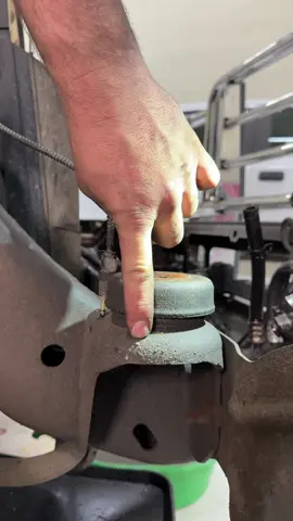 A post by @davesautocenter on TikTok caption: Ford Power Stroke Radiator Leaks caused by Worn Body Mounts. Check them out #autoshop #enginebuilder #carrepair #autorepair 