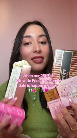 A post by @toofaced on TikTok caption: OMG! 😍 From 6/18–6/27, score 25% OFF sitewide during our TikTok Shop Friends & Family Sale 🛍️💖 Snag your faves like: ✨ Super Coverage Concealer for that flawless face ✨ Better Than Sex Mascara for lashes that WOW ✨ Lip Injection Lip Shaper for perfect pout definition ✨ Kissing Jelly for juicy, glossy lips ✨ Cloud Crush Blush for a fresh pop of color ✨ Natural Nudes Eye Shadow Palette to slay every eye look Time to stock up and glow up — all at 25% OFF! Don’t sleep on this 💥 Shop now on TikTok Shop 🛒📲 #toofaced #tcrueltyfree 