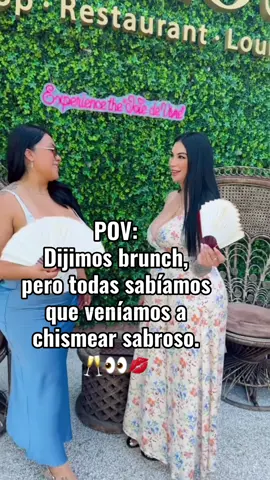 A post by @liz_da_bizz_88 on TikTok caption: Lo Que se sabe no se pregunta 🤭💕🫶🏼 #BrunchAesthetic #SoftLifeSummer #GirlsBrunchVibes #primas @Evey_mtz ☘️777 