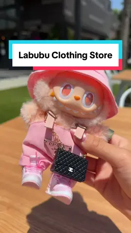 A post by @jenz_losangeles on TikTok caption: 😩 I can’t even outdress my labubu atp 😭 Pop-up clothing store called 📍Haven City Market in #la #popup #thingstodo #activity #labubu #activity #weekend 