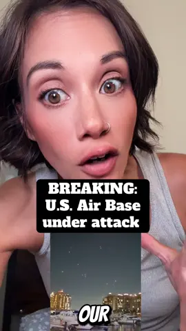 A post by @clerpatriot on TikTok caption: Breaking news! #foryoupage #breaking #qatar #usmilitary #iran 