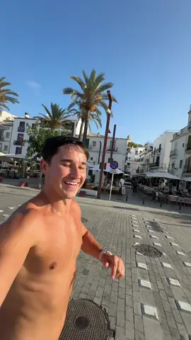 A post by @johnsummit on TikTok caption: mondays ain’t too bad in ibiza 💪☀️