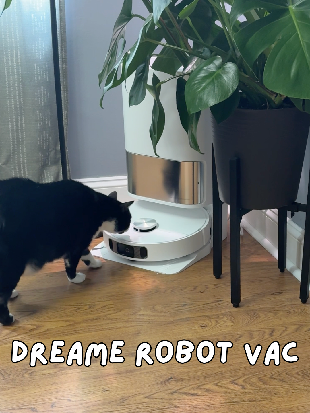 A post by @livingplanetfriendly on TikTok caption: Busy life + endless pet hair = no time to clean. The Dreame L10s Ultra vacuums and mops while I do other things. It maps, avoids obstacles, empties itself, and cleans the mop pads. Honestly, it’s been a total lifesaver.    #Dreame #DreameL10sUltra