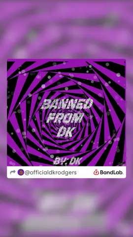 A post by @officialdkrodgers on TikTok caption: #BandLabApp I'm finna get ready to drop this #bannedfromnoremix as a official cover in YouTube so tune in for new song getting ready to be uploaded soon..  @Live wit DK Rodgers is going live tonight to over new music and new content...  #dkrodgers #fypシ゚viral #explorepage #onthisday 