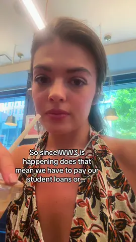 A post by @ariellejoymusic on TikTok caption: #fyp #comedy #lol #studentloanforgiveness #imscared #2025wedding 