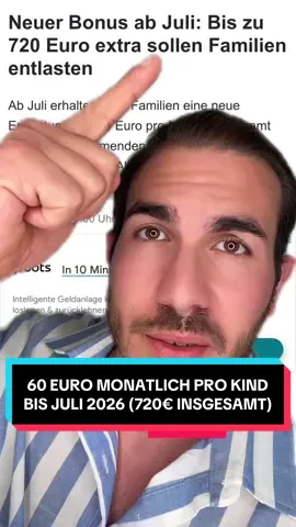 A post by @foerderminister on TikTok caption: 720€ pro Kind bis Juli 2026 😎👍! #förderungen #österreich #zuschuss #fyp #steuern #finanzen #bonus #unterstützung #kinder #eltern 