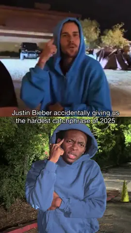 A post by @theonlycb3 on TikTok caption: Clicking.. Clocking.. Either way, he said what he said. 😂 and I WILL be saying this from now on. @Justin Bieber 
