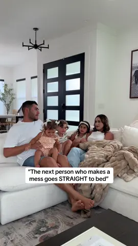 A post by @thecarlinfamily on TikTok caption: Well that was quick😂 #fyp #thecarlins #family #funny #parentlife #siblings #momlife #viral #trending #4u #trend #mess 