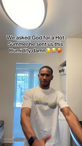 A post by @king_bar7 on TikTok caption: God damn is so hot 😭😭i have my ac blasting my house rn😂😂 #summer #africantiktok #viral 