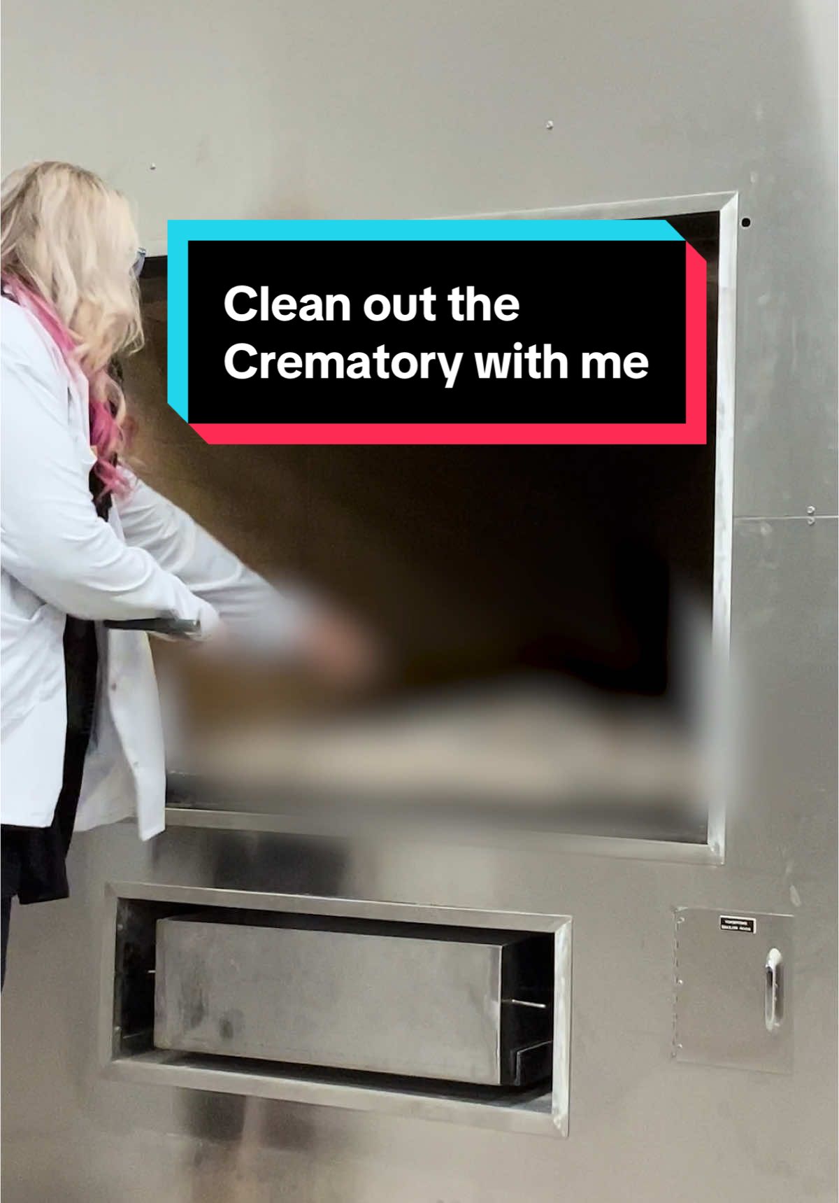 A post by @laurenthemortician on TikTok caption: Ever wonder what really happens after a cremation? This part of my job isn’t glamorous, but it’s real. I take you behind the scenes as I clean out the crematory, recover the metal, process the remains, and explain everything along the way — even the bricks, the tools, and the truth about commingling. This is death care up close — honest, respectful, and kind of fascinating. 🖤 Watch the full video now on my YTchannelllllll 🎥 You’ll never think about cremation the same way again. #educationalpurposes  #cremationprocess #morticianlife #laurenthemortician #funeralhome #deathcurious #funeraldirector #behindthefuneral #crematory #crematedremains #deathcare