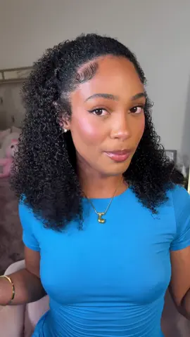 A post by @ on TikTok caption: Girlies, run and get you one! This is the BEST half wig the on market for type 4 hair 🤩 @VSHOW HAIR @vshowhairshop #TikTokShopMemorialDay #Outdoorfun #TikTokShopLoveAtFirstFind #Fashionlookbook #foryou #fyp #dealsforyourdays #tiktokshop #wiginstall #halfwig #jordannoelleraywigs 