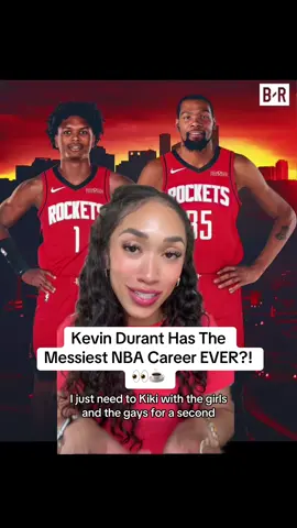 A post by @mariahcrose on TikTok caption: Imagine switching schools this many times 😭 #kevindurant #houstonrockets #nba #storytime #forthegirls 