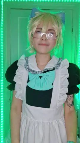A post by @alittlebitalexia on TikTok caption: I always think ive used every silly 2020 byakuya audio there is then I'll stumble upon another #byakuyatogami #byakuyatogamicosplay #danganronpa #drthh 