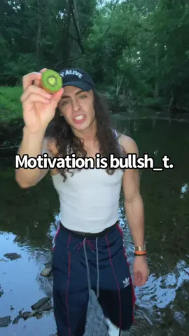 A post by @cainkerner on TikTok caption: #Discipline will be there when #motivation is nowhere to be found. #fruitforthought #kiwi 