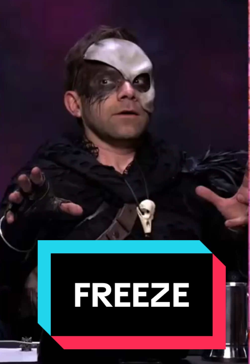 A post by @criticalrole on TikTok caption: EVERYBODY FREEZE FRAME 🕺 ⏸ Game Master @MatthewMercerVO leaves our party in a frozen predicament as they do their best to lock in poses in Vox Machina vs. The Mighty Nein! ⚔️ @SamRiegel  @Marisha Ray641  @Smashley Johnson  @WillingBlam  @LauraBaileyVO  @Liam O’Brien  #criticalrole #dnd #dungeonsanddragons #ttrpg #tabletop #actualplay #voxmachina #thelegendofvoxmachina #themightynein #mightynein  #critrole #character #voiceactor #voiceacting #improv #youtube #twitch #matthewmercer #ashleyjohnson #marisharay #laurabailey #traviswillingham #liamobrien #taliesinjaffe #samriegel #vs #freeze #mannequinchallenge