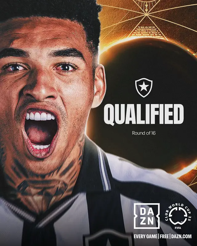 A post by @fifaclubworldcup on TikTok caption: Botafogo book their ticket to the next round of the #FIFACWC 🎟️