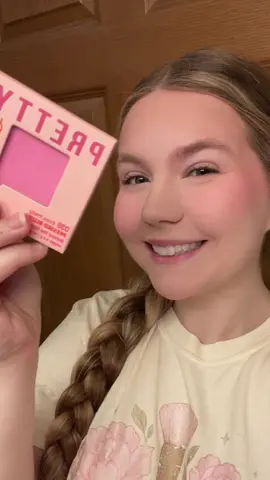 A post by @kendra_matthies on TikTok caption: Shared about this in a first impression video, now I’m following up letting you know I LOVE this blush 🤭💖 @Pretty Smart cosmetics  ••• NOT sponsored just had to share an update and another shout out for a great affordable product 💖 ••• #kendramatthies #MakeUpArtist #mondaymakeupmemo #prettysmartcosmetics #blush #makeupreview 