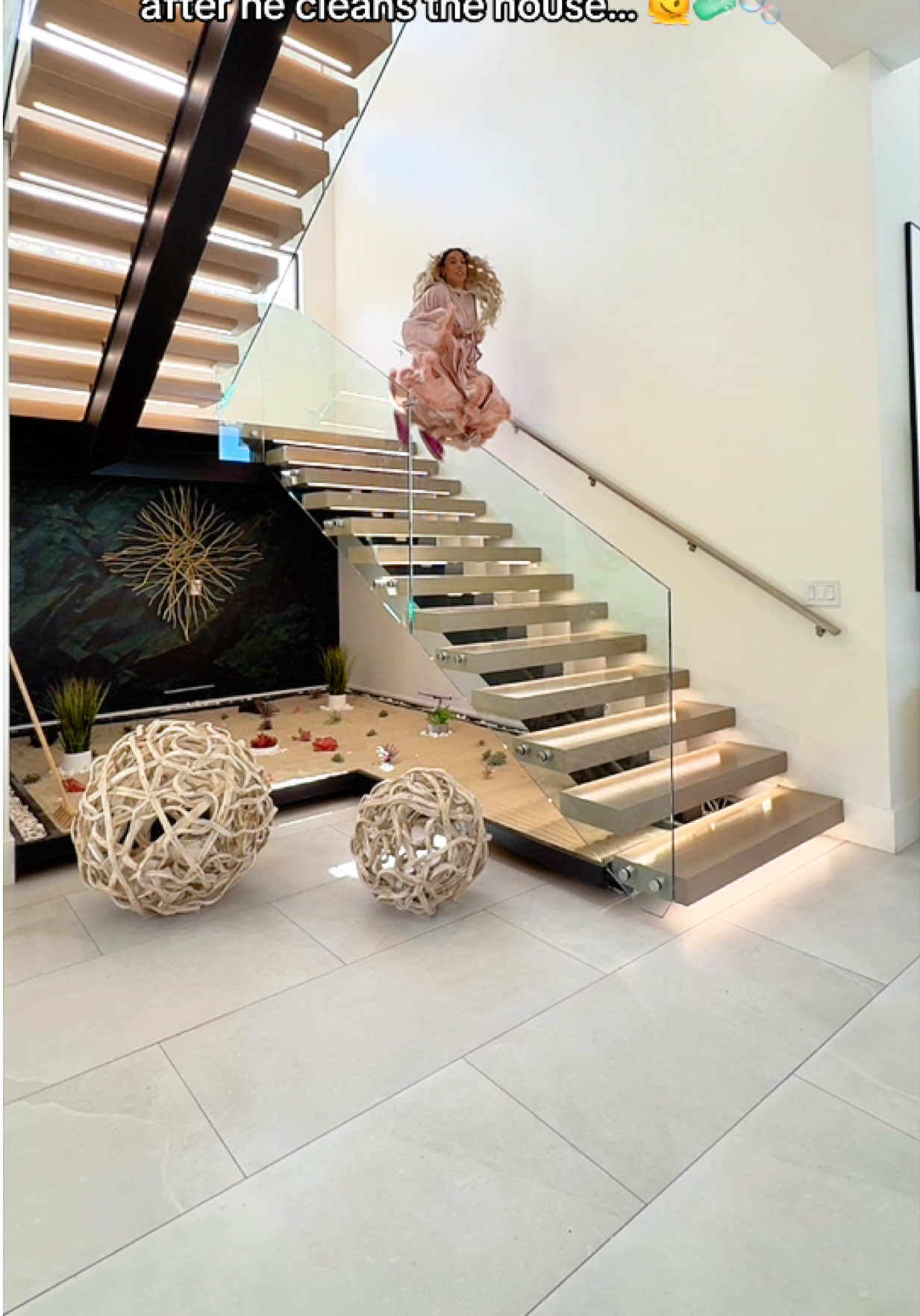 A post by @brookeashleyhall on TikTok caption: Whose the clean freak in your home? 🧼🫧😂 @Marco Hall 