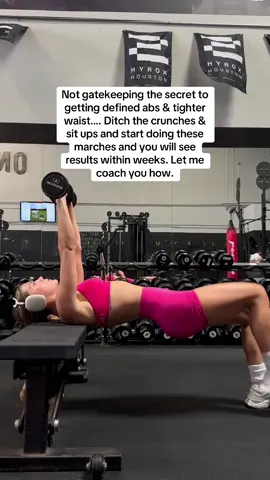 A post by @maiahenryfit on TikTok caption: Marches 1min daily >> more like these 🔗 in bio • #FullBodyWorkout #PilatesForWomen #DumbbellWorkout #StrongGirls #PilatesStrength #HomeWorkoutForHer #TotalBodyBurn #FitWithPilates #GirlsWhoLift #TonedAndStrong #PilatesWithWeights #WomenWhoWorkout #FullBodySculpt #LowImpactWorkout #EmpoweredThroughFitness #CoreAndStrength #PilatesFlow #DumbbellPilates #StrongNotSkinny #FunctionalFitnessForHer
