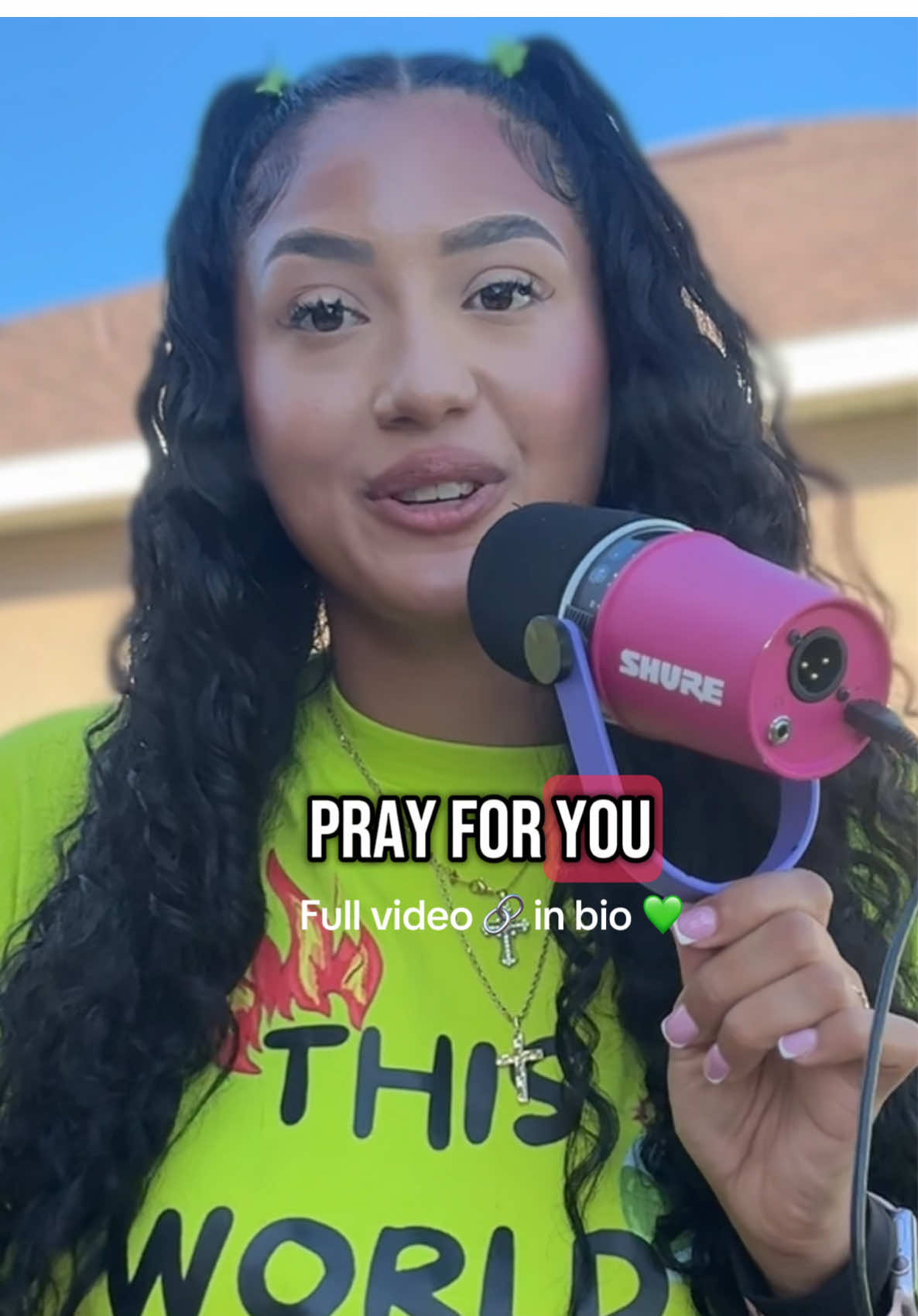 A post by @itscassieblanko on TikTok caption: Holy spirit have your way 💚