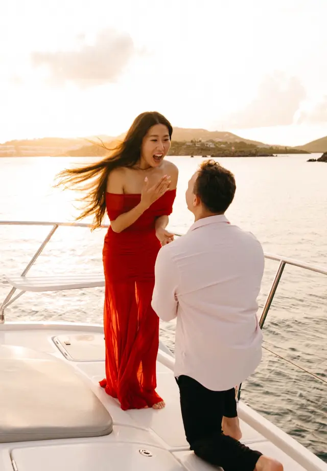 A post by @simjiofficial on TikTok caption: So I actually got engaged a couple weeks ago but I didn’t know how to tell you guys 🤣🤣 I know this may come as a shock because I’m sure none of you even knew I was even in a relationship 😅 soo here goes!  Meet Kai! We’ve been together for 10 years 💗 high school sweethearts hehe 🤭 We started this channel together and he’s the most dedicated, hard working and loyal person.  He also knows how to make rugs 😆 (he learned for this channel), loves to scuba dive 🤿 and all things ocean 🌊, edits like a beast 😈, oh and the song you’re hearing right now 🤭? He wrote it and played it LIVE for me when he proposed! 💍 Ugh I’m still in shock and my heart is beating so fast writing this 🤣😩 I was so surprised!!!! I’m so excited but nervous about WEDDING PLANNING?! 😃😅😵‍💫   Anyway, LOVE YOU GUYS!!! I guess I’m a #2026bride 😱😱😱