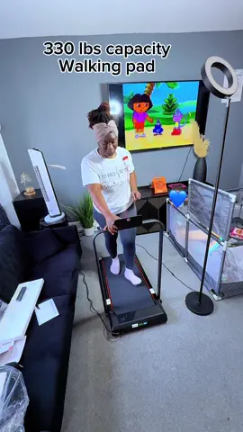 A post by @terrybree241 on TikTok caption: I got my walking pad delivered in 3  days  Walking Pad Treadmill with Incline, Under Desk Treadmill with Diamond Pattern Running Belt, Lightweight Running Machines for Home Office with LED Display    #umaywalkingpad #walkingpad 